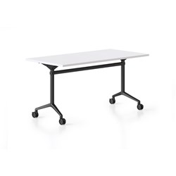 Typhoon Flip Top Table 2100W x 750D White Top Black Frame