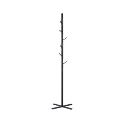 Kolo Coat And Hat Stand 6 Hook 1730mmH Black
