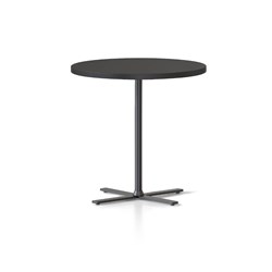 Kolo Round Side Table 600D x 587mmH Black Top Black Base