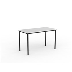 OLG Eko Steel Frame Table 1200W x 750D x 720mmH Black Frame White Top