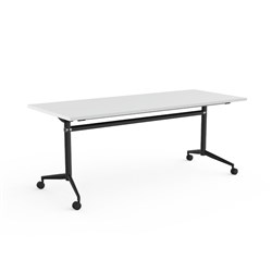 OLG Uni Flip Table 1200W x 600D x 720mmH Black Frame White Top