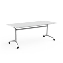 OLG Uni Flip Table 1200W x 600D x 720mmH White Frame White Top