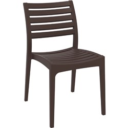 Siesta Ares 140 7 Piece Outdoor Dining Set With Ares Chairs Chocolate