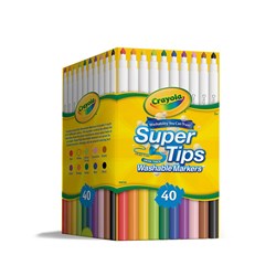 Crayola Super Tips Washable Markers Share Pack Assorted Pack Of 40