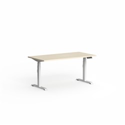 Klass Electric Height Adjustable Desk 1800W x 750D x 620-1270mmH Nordic Maple/White