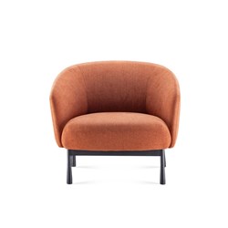 Cosmos Lounge Chair 1 Seater 820W x 760D x 750mmH Rust Fabric