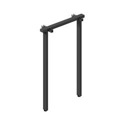 Eternity High Bar Table Intermediate Leg 690W x 180D x 1015mmH Black