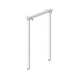 Eternity High Bar Table Intermediate Leg 690W x 180D x 1015mmH White