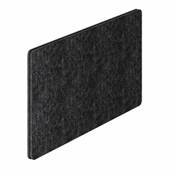 Desk Mounted Eco Panel Screen 1500W x 27D x 900mmH Black