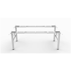 Halo Static Back To Back Workstation Frame Only 1100-1800Wx1280Dx705mmH White