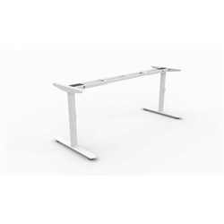 Halo Static Single Sided Workstation Frame Only 1100-1800W x 700D x 705mmH Wht