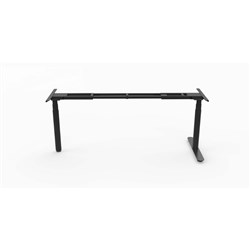 Halo+ Executive Workstation Frame Only 1100 - 1800W x 700D x 595-1245mmH Blk