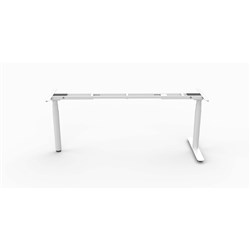 Halo+ Executive Workstation Frame Only 1100 - 1800W x 700D x 595-1245mmH Wht