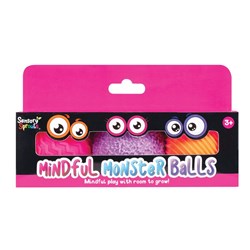 Sensory Sprouts Mindful Monster Balls Pink Set of 3