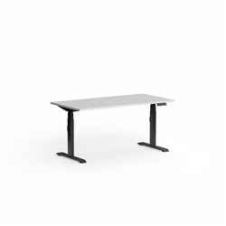 Klass Electric Height Adjustable Desk 1600 x 600 White/Black