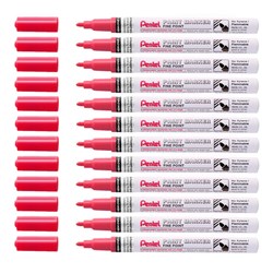 Pentel Paint Marker Fine Bullet 2.9mm Red Box Of 12