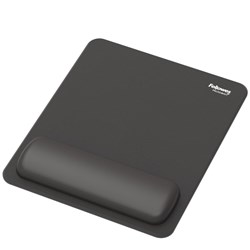 Fellowes Breyta Mouse Pad Wrist Rest Black