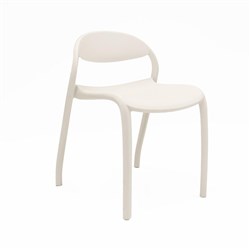 Flexi Junior Stacking Chair Polypropylene White