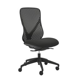 Buro Axon Office Chair Black Fabric Seat and Mesh Back