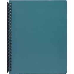 Marbig Display Book A4 Refillable 40 Pocket Green