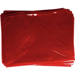 Rainbow Cellophane 750mmx1m Red Pack of 25