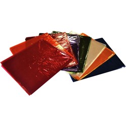 Rainbow Cellowrap Cellophane 750mm x 1m Assorted Pack of 25