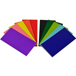 Rainbow Flash Card 290gsm 203mmx102mm Coloured Assorted