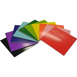 Rainbow Square Card 203x203mm 300gsm Assorted Pack of 100