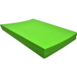 Rainbow Spectrum Board 510x 640mm 220gsm Lime 100 Sheets