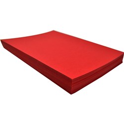 Rainbow Spectrum Board 510x 640mm 220gsm Red 100 Sheets