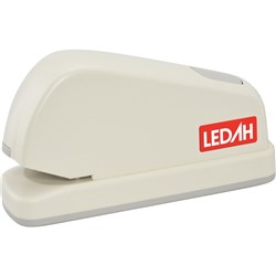 Ledah Electric Stapler 26/6 or 24/6 Staples 20 Sheet Cream