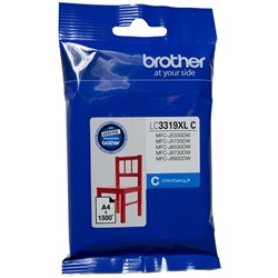 Brother LC3319XLC Ink Cartridge High Yield Cyan