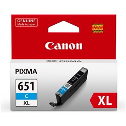 Canon CLI651XL Ink Cartridge High Yield Cyan