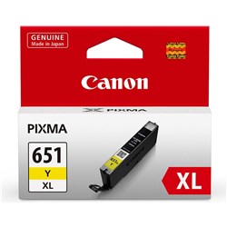 Canon CLI651XL Ink Cartridge High Yield Yellow