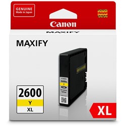 Canon PGI2600XL Ink Cartridge High Yield Yellow