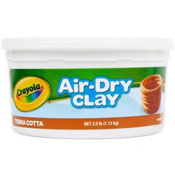 Crayola Air Dry Clay 1.13kg Terracotta