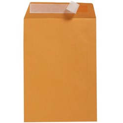 Cumberland Envelope Pocket C4 Strip Seal Plain Gold Box Of 250