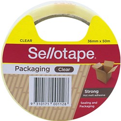 Sellotape Packaging Tape 36mmx50m Hot Melt Adhesive Clear