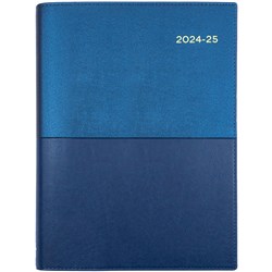 Collins Vanessa Financial Year Diary A4 Day to a Page 30min Navy Blue