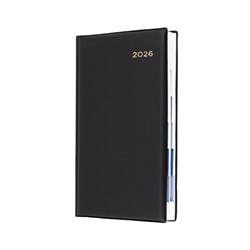 Collins Belmont Diary Day To Page Octavo Monthly Tabs Black