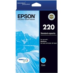 Epson 220 Ink Cartridge Cyan