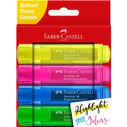 Faber-Castell Highlighter Textliner Ice Assorted Pack of 4