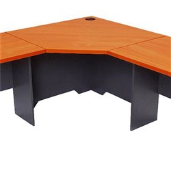 Rapid Worker Corner Module 900W x 900W x 600mmD Cherry & Ironstone