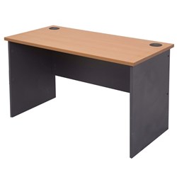 Rapid Worker Straight Desk 1200mm x 600mm Beech & Ironstone