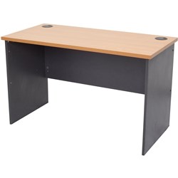 Rapid Worker Straight Desk 1500mm x 750mm Beech & Ironstone