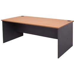 Rapid Worker Straight Desk 1800mm x 750mm Beech & Ironstone