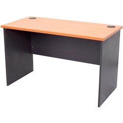 Rapid Worker Straight Desk 1800mm x 900mm Beech & Ironstone