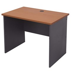 Rapid Worker Desk 900W x 600D x 730mmH Cherry & Ironstone