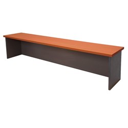 Rapid Worker Desk Hob 1800W x 350D x 400mmH Cherry & Ironstone