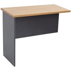 Rapid Worker Desk Return 900W x 450D Beech & Ironstone